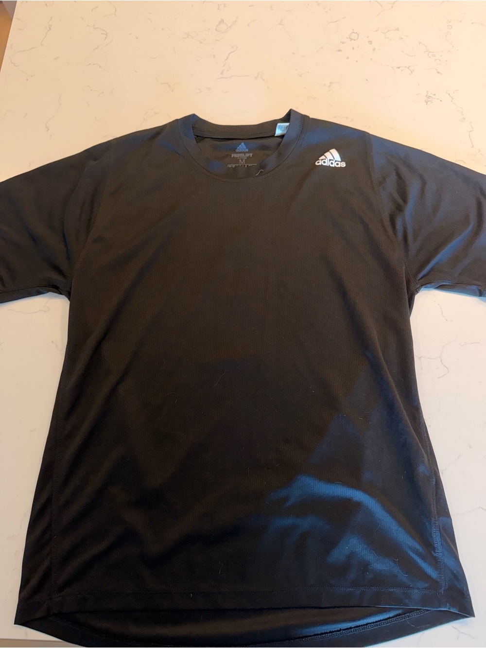 adidas Black Short Sleeve Performance Crew Tee